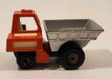 Vintage 1976 Matchbox Lesney Superfast No. 26 Site Dumper Truck Red and Silver Die Cast Toy Car Construction Equipment Machinery Vehicle - Made in England