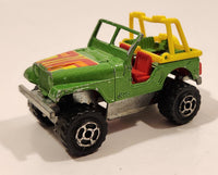 Majorette No. 290 & No. 244 Jeep CJ 4x4 Green 1/54 Scale Die Cast Toy Car Vehicle