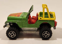 Majorette No. 290 & No. 244 Jeep CJ 4x4 Green 1/54 Scale Die Cast Toy Car Vehicle