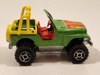 Majorette No. 290 & No. 244 Jeep CJ 4x4 Green 1/54 Scale Die Cast Toy Car Vehicle