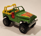 Majorette No. 290 & No. 244 Jeep CJ 4x4 Green 1/54 Scale Die Cast Toy Car Vehicle