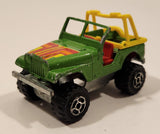 Majorette No. 290 & No. 244 Jeep CJ 4x4 Green 1/54 Scale Die Cast Toy Car Vehicle