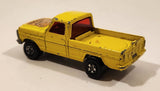 Vintage 1973 Lesney Matchbox Rolamatics No. 57 Wild Life Truck Ranger Yellow Die Cast Toy Dump Truck Vehicle