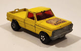 Vintage 1973 Lesney Matchbox Rolamatics No. 57 Wild Life Truck Ranger Yellow Die Cast Toy Dump Truck Vehicle