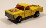 Vintage 1973 Lesney Matchbox Rolamatics No. 57 Wild Life Truck Ranger Yellow Die Cast Toy Dump Truck Vehicle