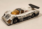 Vintage 1986 Matchbox Group 'C' Racer 61 White 1:55 Scale Die Cast Toy Car Vehicle