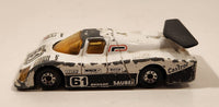 Vintage 1986 Matchbox Group 'C' Racer 61 White 1:55 Scale Die Cast Toy Car Vehicle