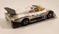 Vintage 1986 Matchbox Group 'C' Racer 61 White 1:55 Scale Die Cast Toy Car Vehicle