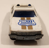 Majorette Novacar 100 Chevy Impala Police Cruiser White Plastic Body Die Cast Toy Car Vehicle