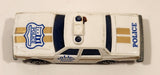 Majorette Novacar 100 Chevy Impala Police Cruiser White Plastic Body Die Cast Toy Car Vehicle