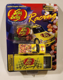 2000 Jelly Belly Racing NASCAR Craftsman Truck #02 Jim Inglebright Yellow Die Cast Toy Car Vehicle and Tin Storage Container and Candy New in Package