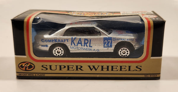 MotorMax Super Wheels Mercedes 300 SL Silver Grey #27 Karl Motorwerk A.G. Compkraft Die Cast Toy Car Vehicle New in Box