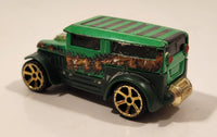 2006 MGA Marvel Spider-Man Sandman Hummer Style Green Die Cast Toy Car Vehicle