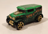 2006 MGA Marvel Spider-Man Sandman Hummer Style Green Die Cast Toy Car Vehicle