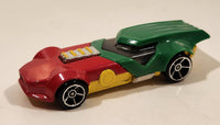 2012 Hot Wheels DC Comics Batman Robin Red Yellow Green Die Cast Toy Car Vehicle