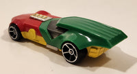 2012 Hot Wheels DC Comics Batman Robin Red Yellow Green Die Cast Toy Car Vehicle