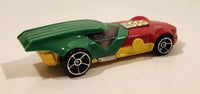 2012 Hot Wheels DC Comics Batman Robin Red Yellow Green Die Cast Toy Car Vehicle