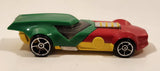 2012 Hot Wheels DC Comics Batman Robin Red Yellow Green Die Cast Toy Car Vehicle