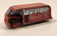 1988 Thomas & Friends Bertie The Bus Double Decker Red Die Cast Toy Vehicle