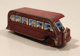 1988 Thomas & Friends Bertie The Bus Double Decker Red Die Cast Toy Vehicle