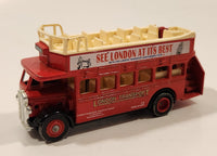 Lledo Days Gone DG 15 London Transport 1932 AEC Regent Double Decker Bus Red Die Cast Toy Car Vehicle Made in England