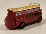 Lledo Days Gone DG 15 London Transport 1932 AEC Regent Double Decker Bus Red Die Cast Toy Car Vehicle Made in England