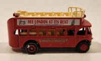 Lledo Days Gone DG 15 London Transport 1932 AEC Regent Double Decker Bus Red Die Cast Toy Car Vehicle Made in England