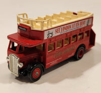 Lledo Days Gone DG 15 London Transport 1932 AEC Regent Double Decker Bus Red Die Cast Toy Car Vehicle Made in England