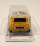 2000 Hot Wheels First Editions Mini Cooper Yellow with Checkered Roof Die Cast Toy Car Vehicle