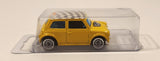 2000 Hot Wheels First Editions Mini Cooper Yellow with Checkered Roof Die Cast Toy Car Vehicle