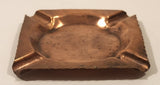 Vintage Native Aboriginal Totem Pole Engraved Copper Metal Cigarette Ashtray