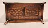 Vintage MCM Gregorian Cigarette Holder Hammered Copper Metal Smokers Stand