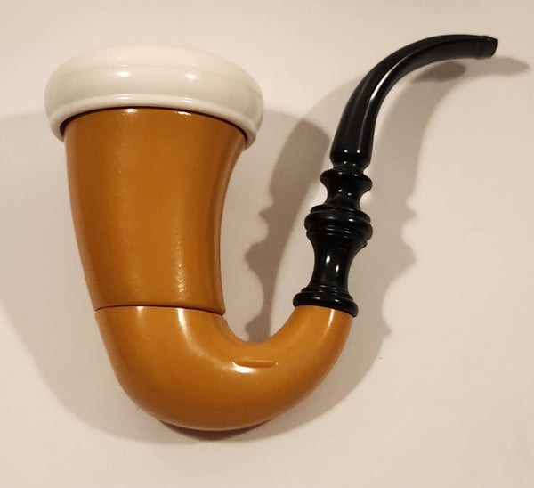 1974 Avon Calabash Tobacco Pipe Shaped Decanter After Shave Plastic Bottle