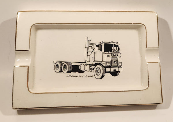 Rare Vintage Wade England Hayes Clipper "100" Series Semi Tractor Truck Porcelain Ashtray