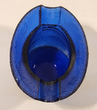 Vintage 1940s Maryland Glass Co. Cobalt Blue Glass Top Hat Shaped Ashtray