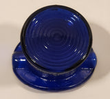 Vintage 1940s Maryland Glass Co. Cobalt Blue Glass Top Hat Shaped Ashtray