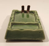 Vintage 1950s Grave with Feet Sticking Up Ceramic Ashtray Smoking Stand