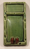 Vintage 1950s Grave with Feet Sticking Up Ceramic Ashtray Smoking Stand