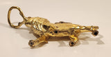 Rare Vintage Lion Shaped Gold Tone Table Lighter Bottle Opener