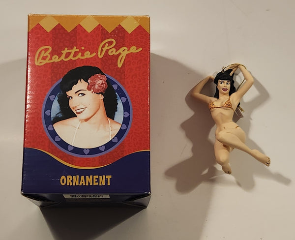 Dark Horse Comics Bettie Page in Bikini 5" Hanging or Standing Ornament New in Box