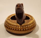 Vintage Squirrel Holding Nut Ceramic Ashtray Made in China