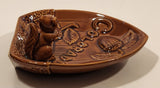 Vintage Colorado Squirrel Brown Ceramic Ashtray Nut Dish