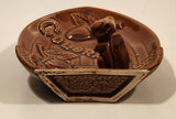 Vintage Colorado Squirrel Brown Ceramic Ashtray Nut Dish
