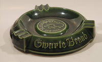 Vintage Friedrich Schwarze Seit 1664 Steinlager Swarte Brand Beer Green Ceramic Ashtray