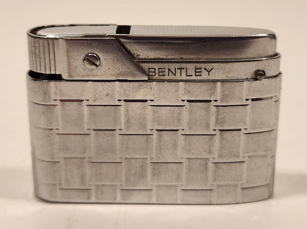 Vintage Bentley Basket Weave Pattern Lighter Made in Austria