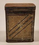 Vintage Imperial Tobacco Canada D. Ritchie & Co Old Chum Virginia Flake Cut Tobacco Tin Metal Container