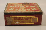 Antique Rock City Tobacco Co. Ltd. Quebec Master Mason Plug Smoking Tobacco Tin Metal Container