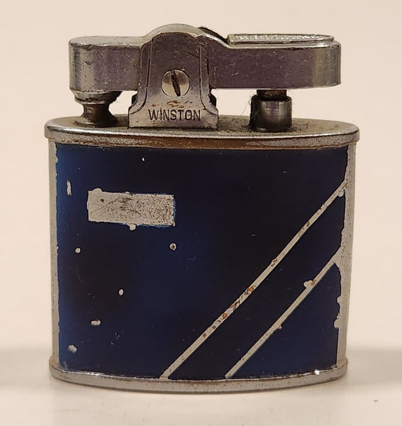 Vintage Winston Rex Dark Blue Lighter Made in Japan