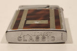 Vintage Flamecrest Classic Brown Lighter Made in Japan