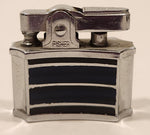 Vintage Fisher Dark Blue Striped Small Lighter Made in Canada 20266